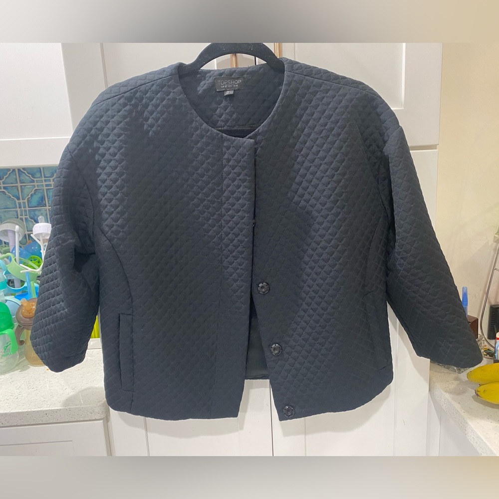 Quilted black jacket